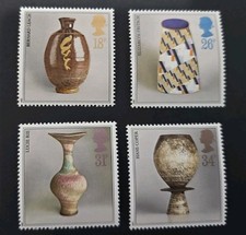 Great Britain 1987 Studio Pottery  set MUH B9
