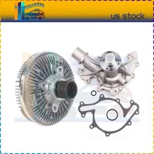 Water Pump with Fan Clutch Kit Fits 97-07 Ford F-150 2004 F-150 Heritage 4.2L V6