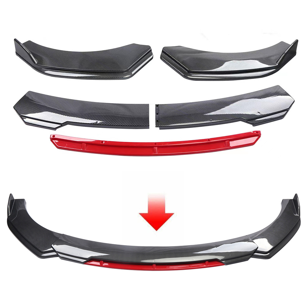 For Maserati Ghibli S Q4 Base 2014-17 Carbon Style Front Bumper Spoiler Splitter
