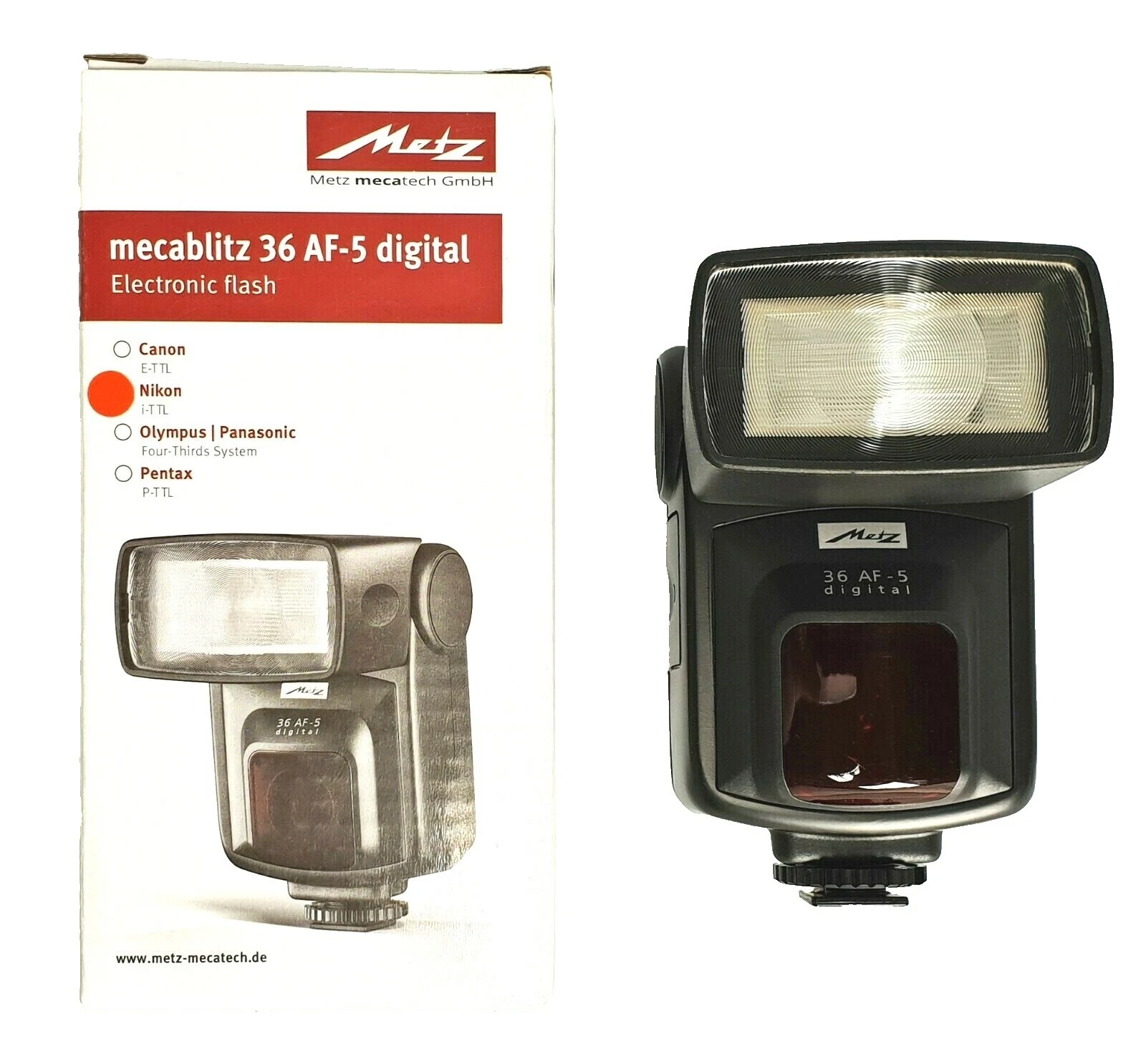 Cámara de montaje de zapata Metz parpadea para Nikon