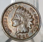 1905 Indian Head Cent XF Details Sharp Liberty Showing and Feathers Item # 2036