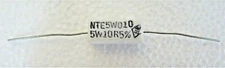 5W010 NTE 5W CERMET WIREWOUND RESISTOR 10 oHM 5% FLAMEPROOF