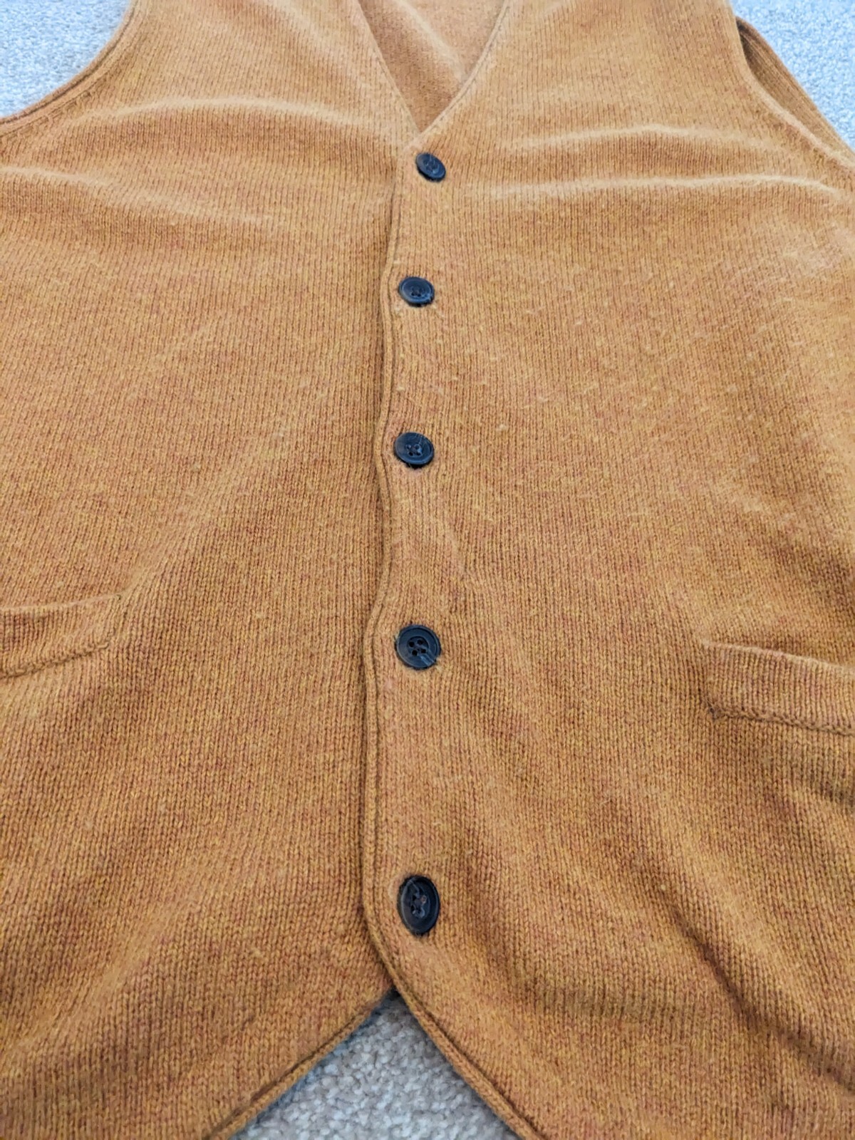 Mens Unbias(Debenhams) Knitted Merino Wool Blend Waistcoat Size L eBay