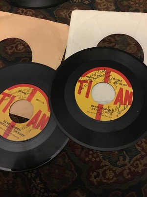 2 Rare Signed DAVID LONDON 45 s Dear Dad/when You re Not 21 And Whistle Away
