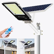 9000W Super Large Commercial Solar Street Light Dusk-Dawn Parking Lot Road Lamp