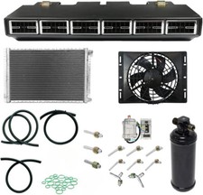 12000 Btu 24v Universal Ac Kit Truck Cab Bus Air Conditioner Underdash 6 Vents