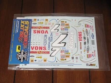 Slixx NASCAR 1609 7 Vons Kleenex Randy Lajoie Chevy Waterslide Decals 1/24