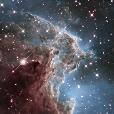 Hubble Space Telescope NGC 2174 Monkey Head Nebula NASA Poster Art Photo 12x12
