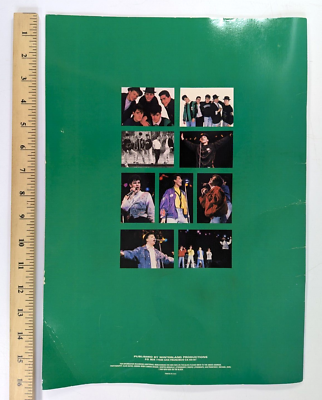 ニューキッズオンザブロック　ツアーパンフ&写真集 1989 New Kids on the Block NKOTB Hangin' Tough Tour Poster Photo
