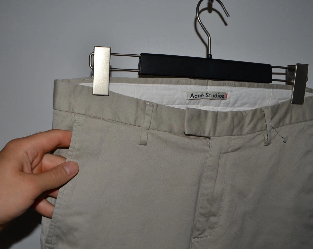 Pantaloni da jogger Acne Studios SS15 Max Twill chino tagliati sottili