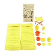 Barbie Camp Out Tenda Playset #4288 Sacchi a pelo, pentole, padelle sedia 1972 Vintage