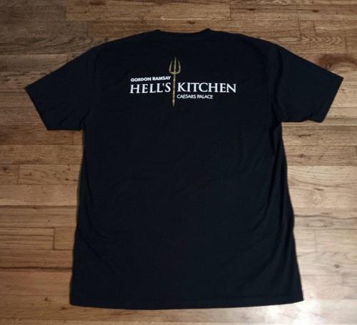 T-shirt Gordon Ramsay Go To Hells Kitchen nuova senza etichette promo TV ristorante cibo - Foto 5 di 7