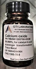 Calcium oxide, 99.998% for catalyst & acid scavenger transform., Trace Metal    