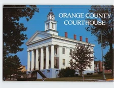 Postcard Orange County Courthouse Paoli Indiana USA