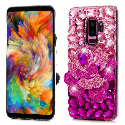 Luxury Bling Glitter Diamond Phone Case Rhinestone Crystal Back Shockproof Cover
