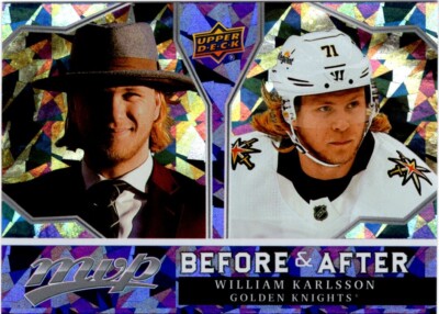 2021 UD Hockey #BA-19 William Karlsson BEFORE/AFTER UNLIMITED SHIPPING FOR $4.00