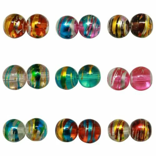 Crackle Glass Jewellery Beads