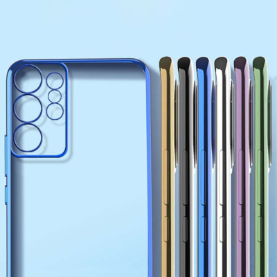 Beschichtung Clear Case für Samsung S24 Ultra S23 Plus S22 S21 FE weiche Silikonhülle