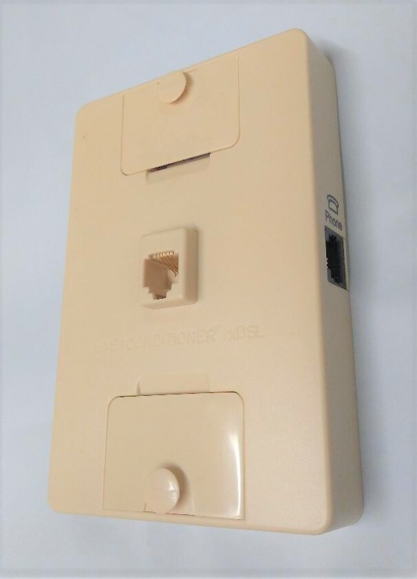 Single DSL PHONE WALL MOUNT FILTER with instructions