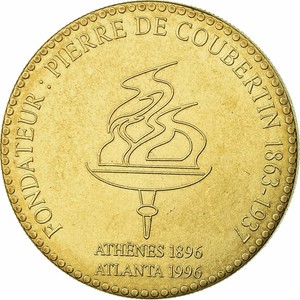 France Medaille 100eme Anniversaire Des Jeux Olympiques P De Coube Ebay