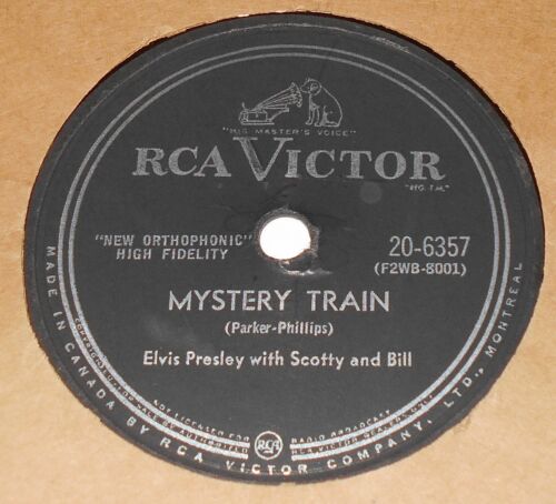 RCA Victor 20-6357 Elvis Presley Mystery Train 78 RPM E E Canada Pressing