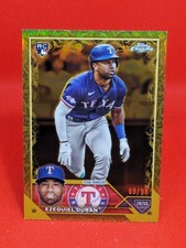 2023 Topps Chrome Gilded Collection Gold Etch Refr #34 Ezequiel Duran RC *69/99*