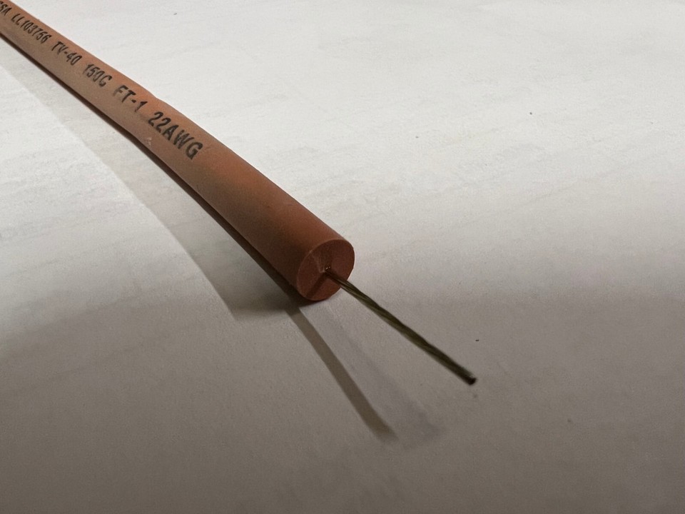 #22awg UL-3239 High Voltage Silicone Hook-Up/Lead Wire 40KVDC Brown ...