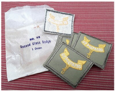Pack of 12 Vintage Boy Scout BSA 2nd Class Rank Patches Patch Buy 2 Get 1 FREE!