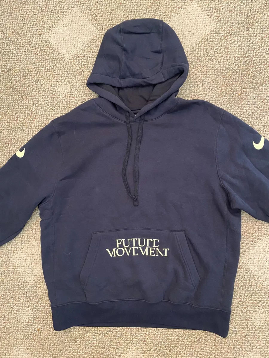 Men s Size L Nike BHM Future Movement Pullover Fleece Hoodie Black DR9553 010