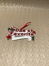 Family Dad's Favorite Personalized Christmas Tree Ornament