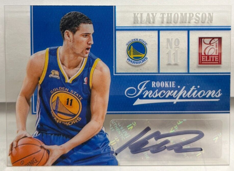 Klay Thompson 2012-13 Panini Elite Rookie Inscriptions RC Autograph Auto #80 SP