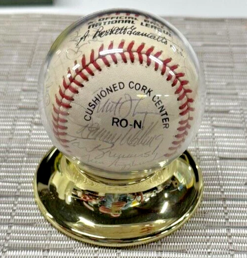 St Louis Cardinals 1991 Team Signed Baseball HOF Ozzie Smith, Cris Carpenter, - Image 2 of 4