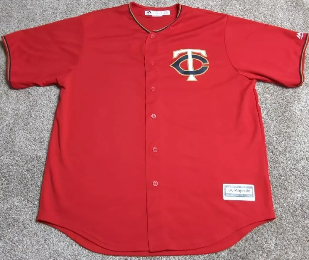 Minnesota Twins Majestic Cool Base Blank Jersey Made in USA