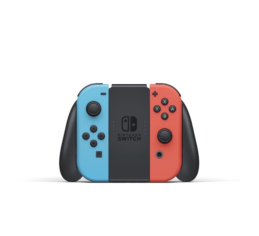 Nintendo Switch Console with Neon Blue & Red Joy-Con With Warranty