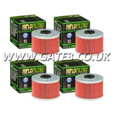 4 x Kawasaki KLX300R 1996-2007 HIflofiltro Premium Oil Filter HF112