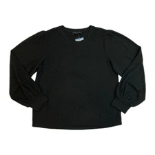 NWT Social Standard Julia Brushed Knit Black Size Large