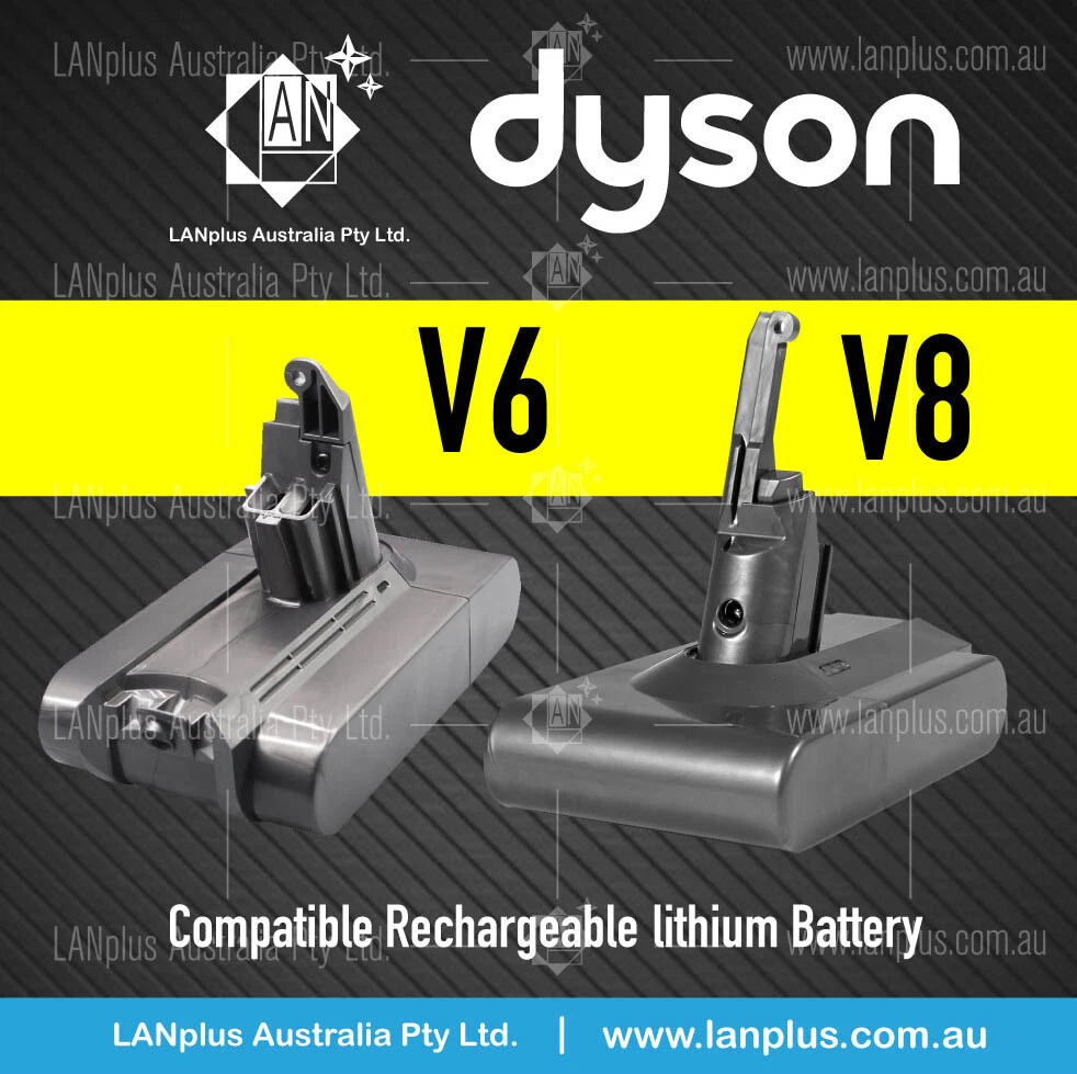 True capacity Dyson V6 2500mAh 3000mAh V8 4000mAh 21.6V Vacuum Battery DC58 DC59