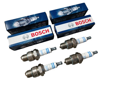 4x Zündkerzen BOSCH W8 AC W8AC  Käfer Bus T1 T2 Trike Kurzgewinde 12,7mm NEU