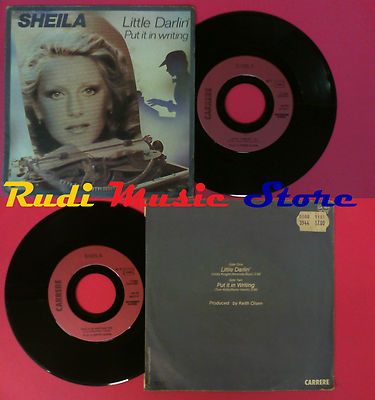 LP 45 7'' SHEILA B. DEVOTION Little darlin Put it in writing 1981 no cd mc dvd