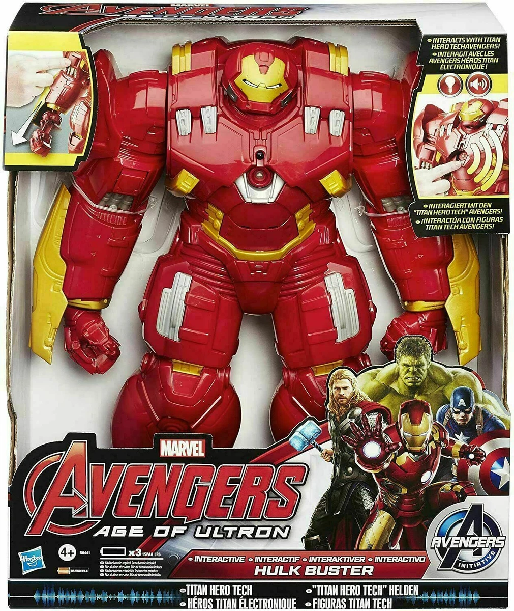 Marvel avengers age of ultron interactive hulk buster action figure deals