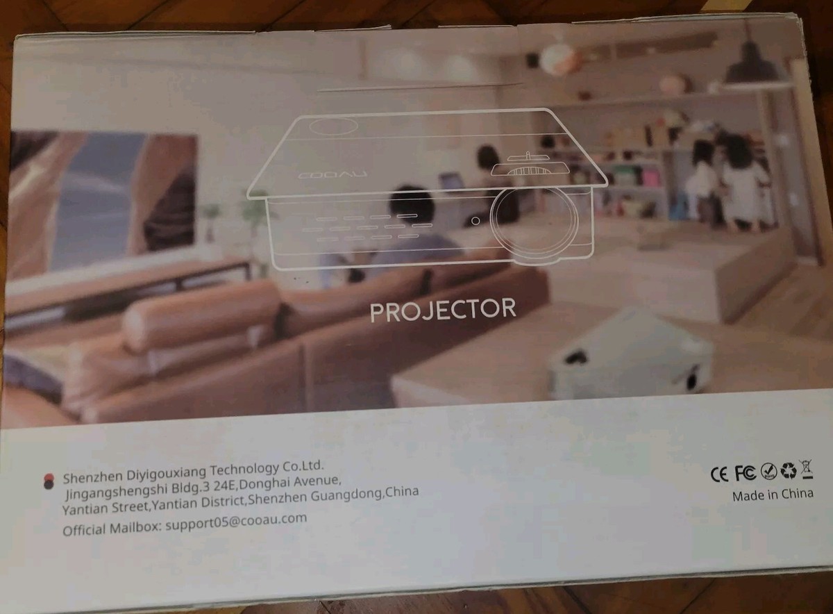 BNIB Cooau A6000 1080P Native 6800LM Projector White | eBay