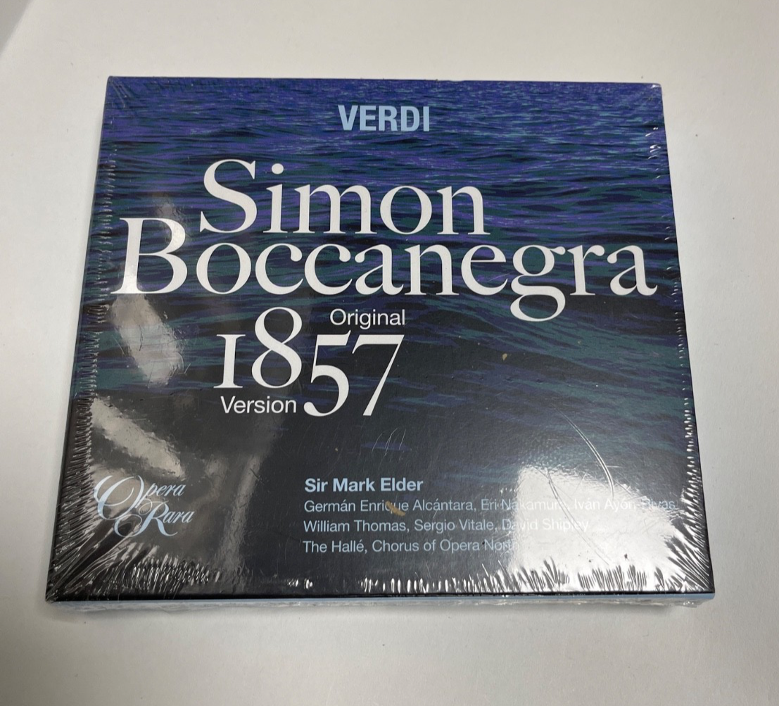 Giuseppe Verdi - Verdi: Simon Boccanegra (Original 1857 Version) CD 2 discs NEW