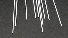 Plastruct Styrene Plastic Strips .010 x .040 x 10'' (10) - Model Scratch