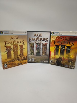 Age Of Empires 3 Pc W/Expansions ALL COMPLETE