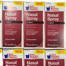 Nasal Decongestant SPRAY MIST Oxymetazoline 12hr 30ml Pk Of 3 Bottles 