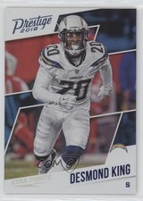 2018 Panini Prestige Xtra Points Blue Desmond King #123 0sd7