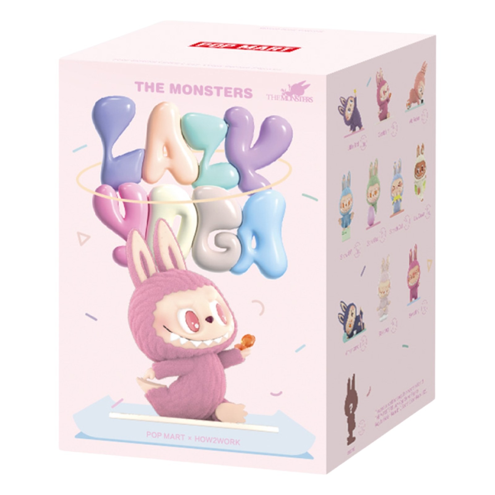 Pop Mart Labubu Lazy Yoga Series (1 Blind Box) Designer Art Toy Figure Authentic