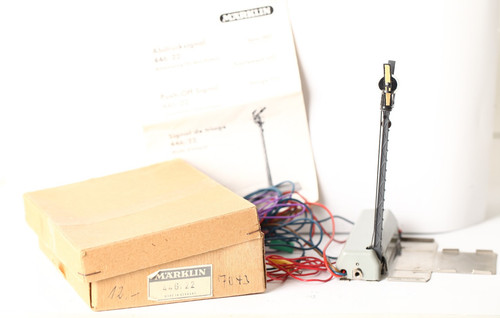 Märklin H0 446 / 22 señal de impresión con instrucciones en embalaje original marrón (350858) | Zustand: Gebraucht