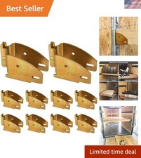 Customize Your Cargo Space - 10 Pack E Track Wood Beam Brackets for Trailers