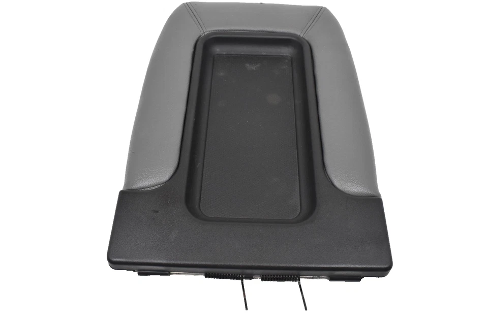 Chevrolet Tahoe GMC Yukon 2003-2006 consola central cuero gris tapa reposabrazos OEM Foto 4 de 4